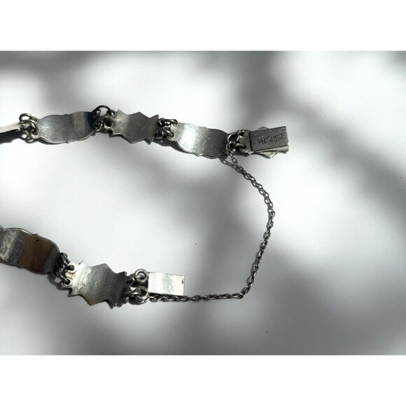 Siam Sterling Rainbow Multi God & Goddess Sterling Silver 925 Vintage Bracelet - Picture 6 of 9